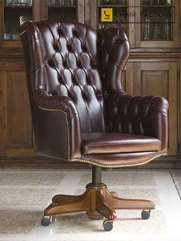 The Vintage Genuine Leather Desk Chair