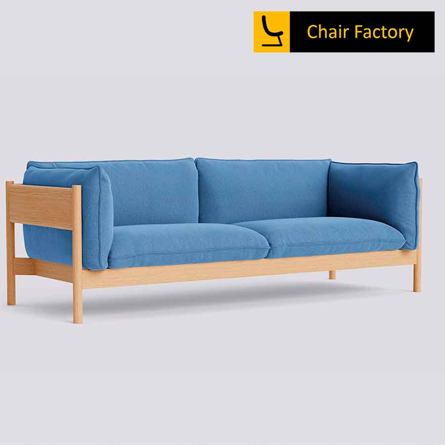 Elementa Woodwok Blue LC2 Designer Sofa
