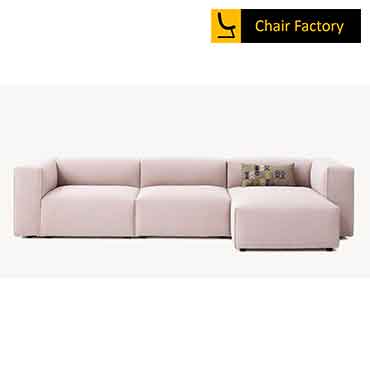 Miko Air Pink L Shape Designer Sofa