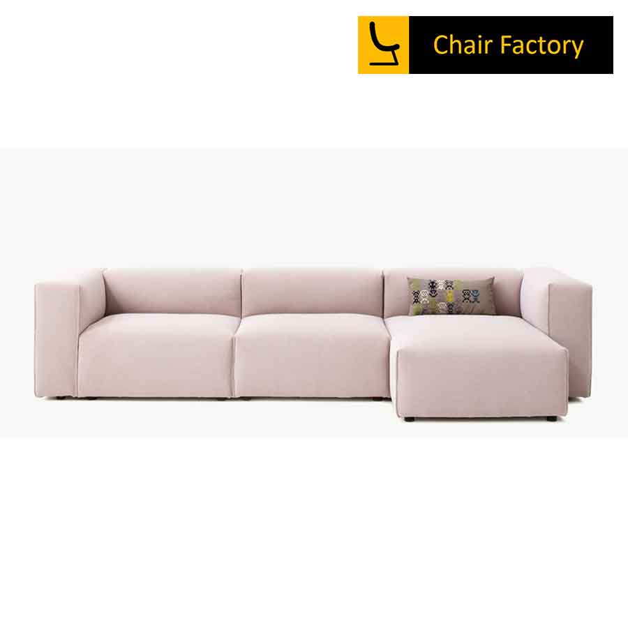 Miko Air Pink L Shape Designer Sofa