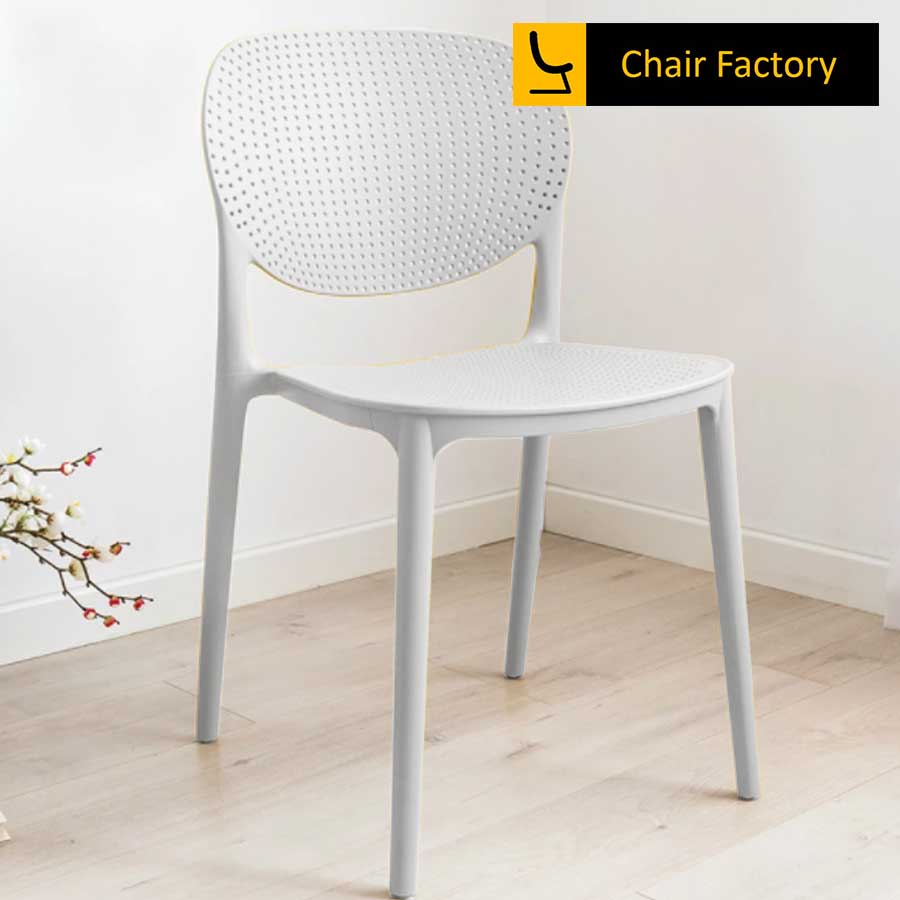 Tabbie White Cafe Chair