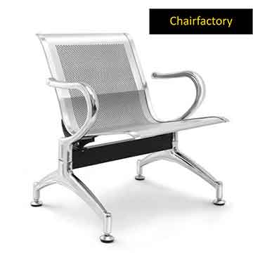 Durant 1 Seater Silver Waiting Area Chair