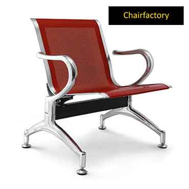 Durant Red 1 Seater Waiting Area Chair