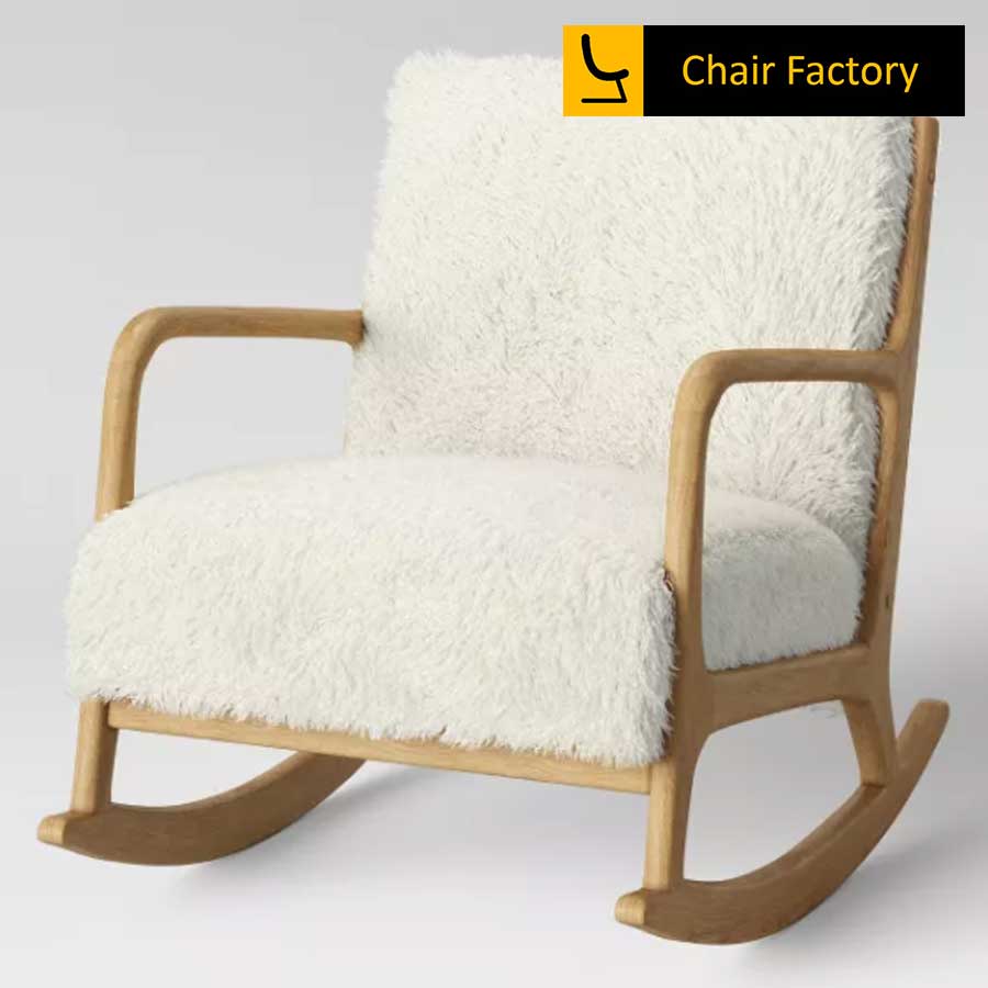 Ekaterina White Rocking Chair