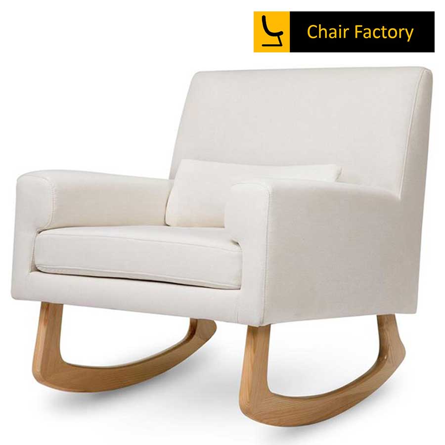 Violaine White Rocking Chair 