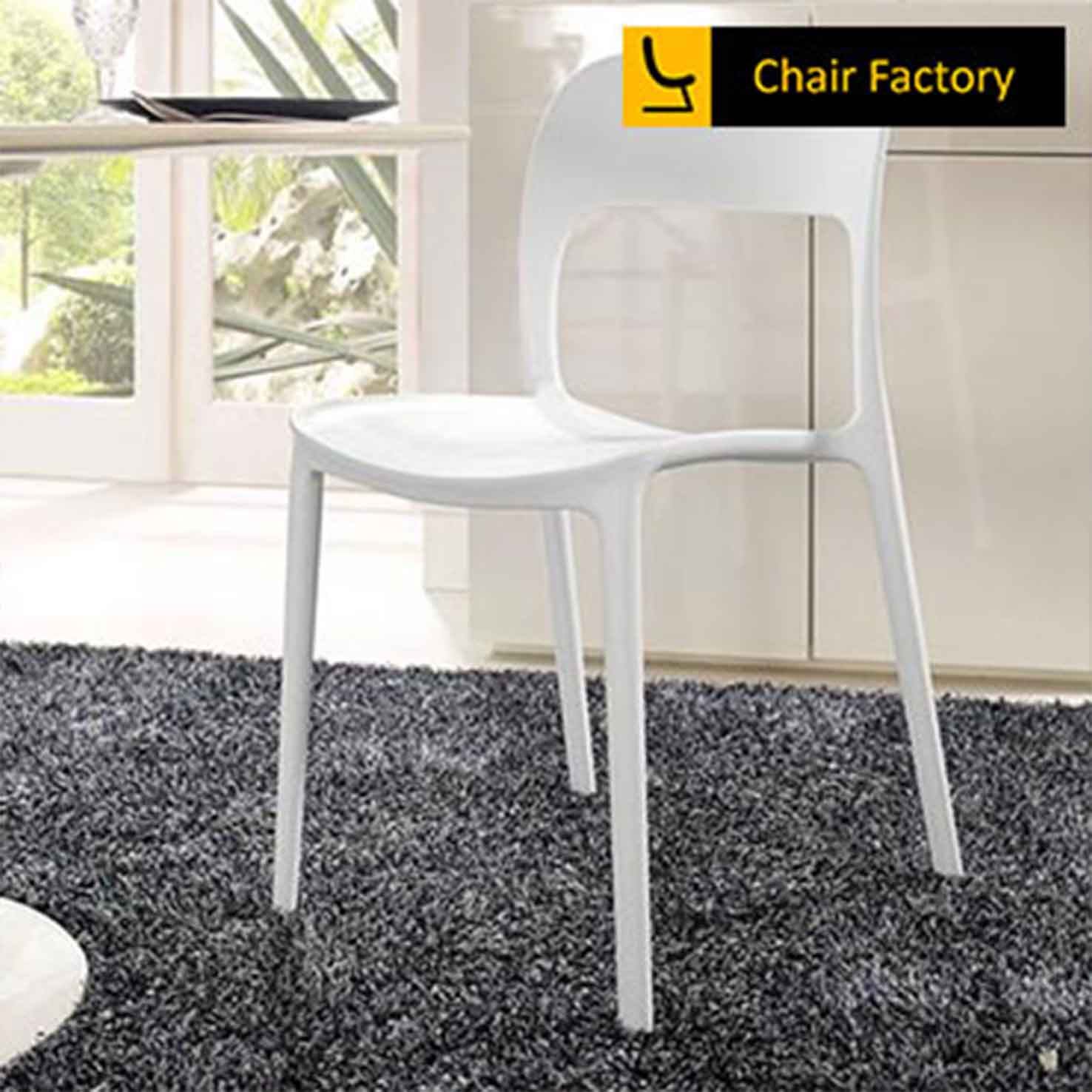 Merlot White Cafe Chair