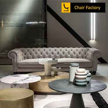 Rubyclaire  gray bespoke designer sofa 