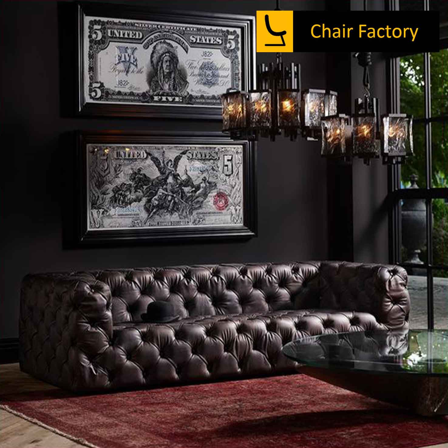 Vevoda black bespoke sofa 