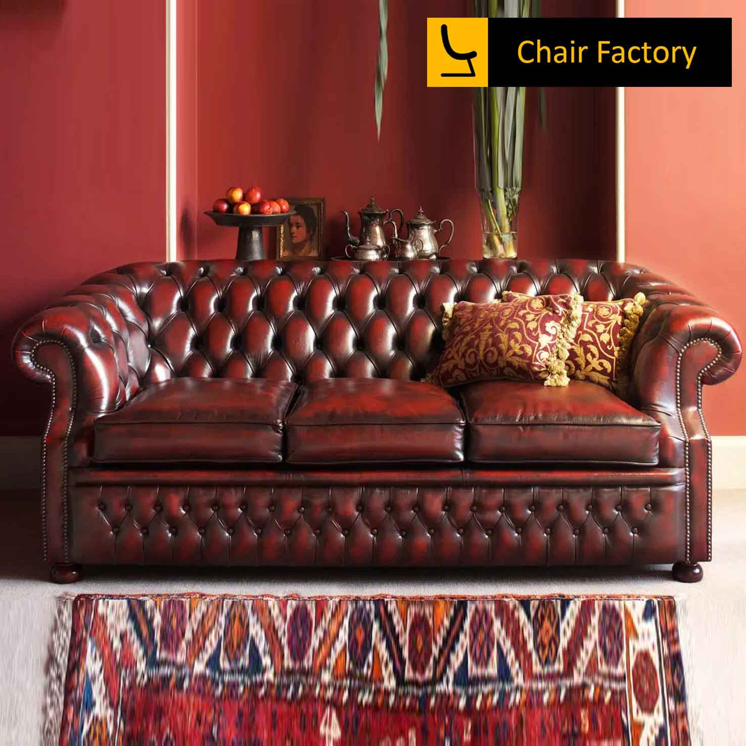 Trigreca Genuine Leather Sofa