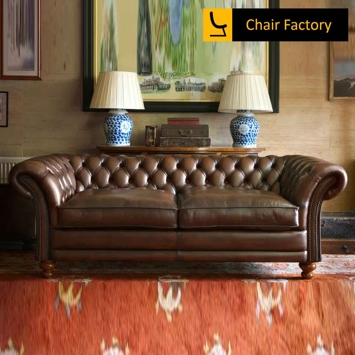 Wallingford Genuine Leather Sofa