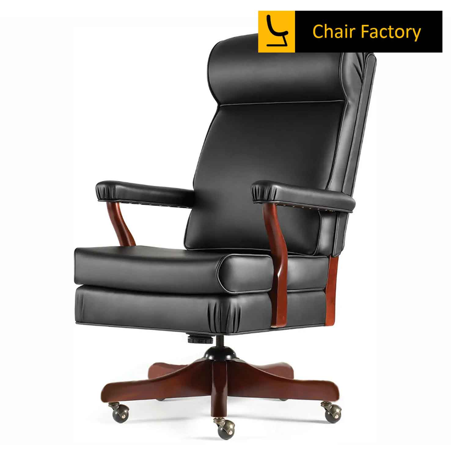 Benchmark High Back 100% genuine leather chair 