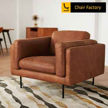 Gosteva Genuine Leather Arm Chairs