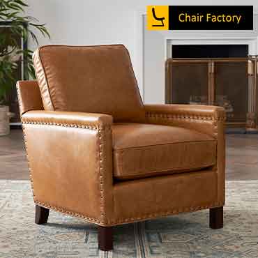 Dandoston Genuine Leather Arm Chairs