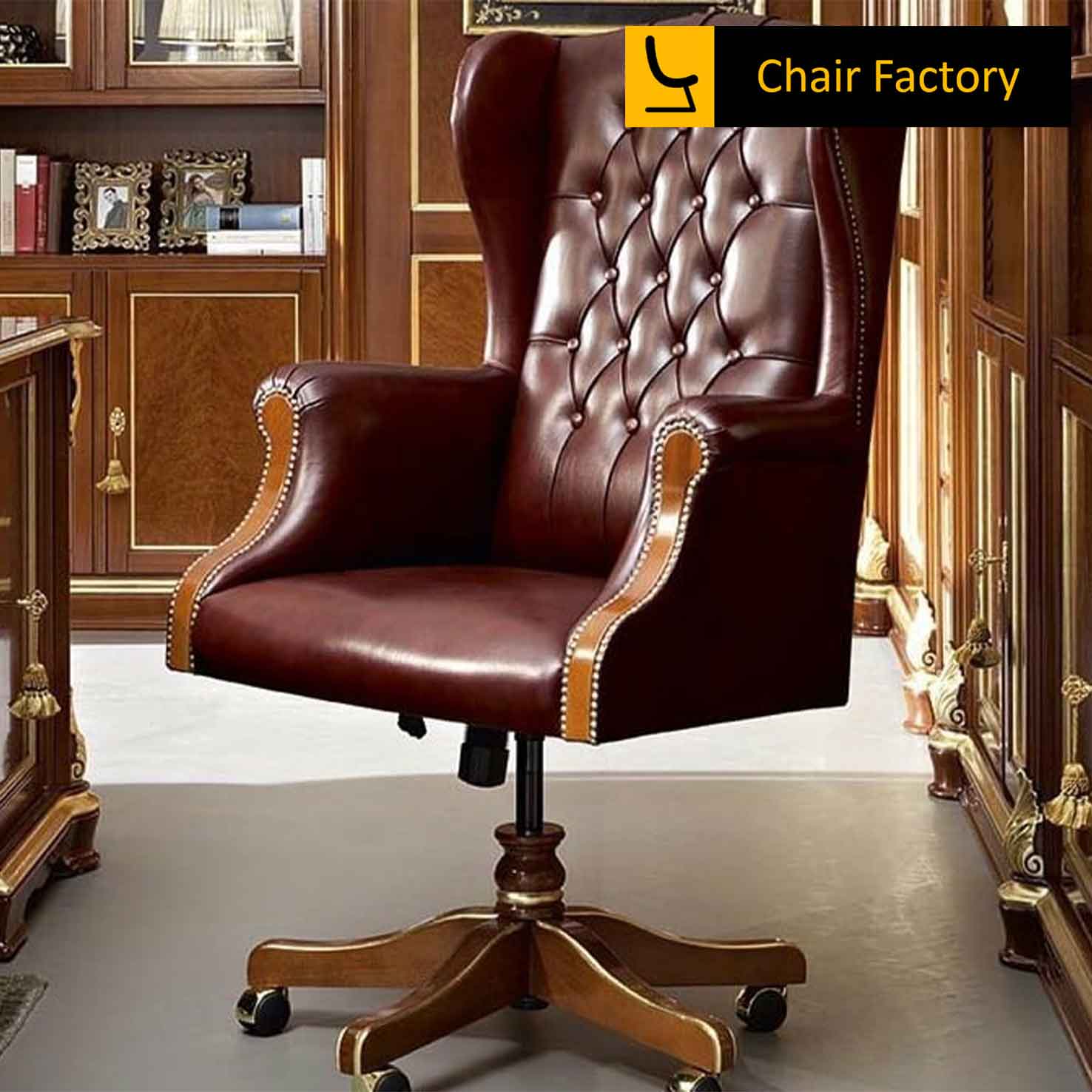 Magnimus 100 Genuine Italian leather Chair Chair Factory