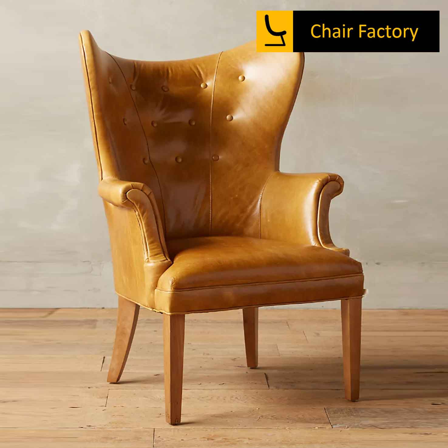 Avichi Genuine Leather Arm Chair