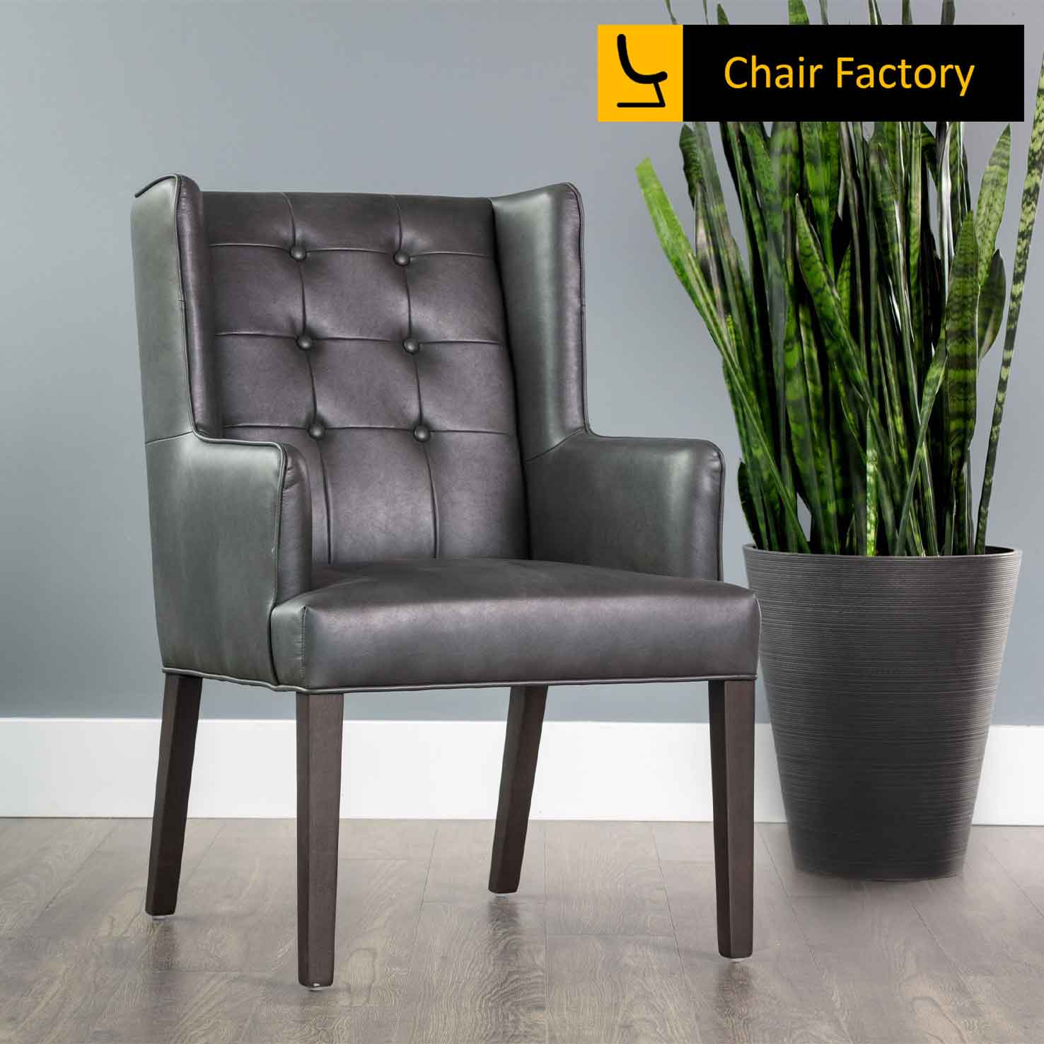 Rimson Genuine Leather Arm Chair