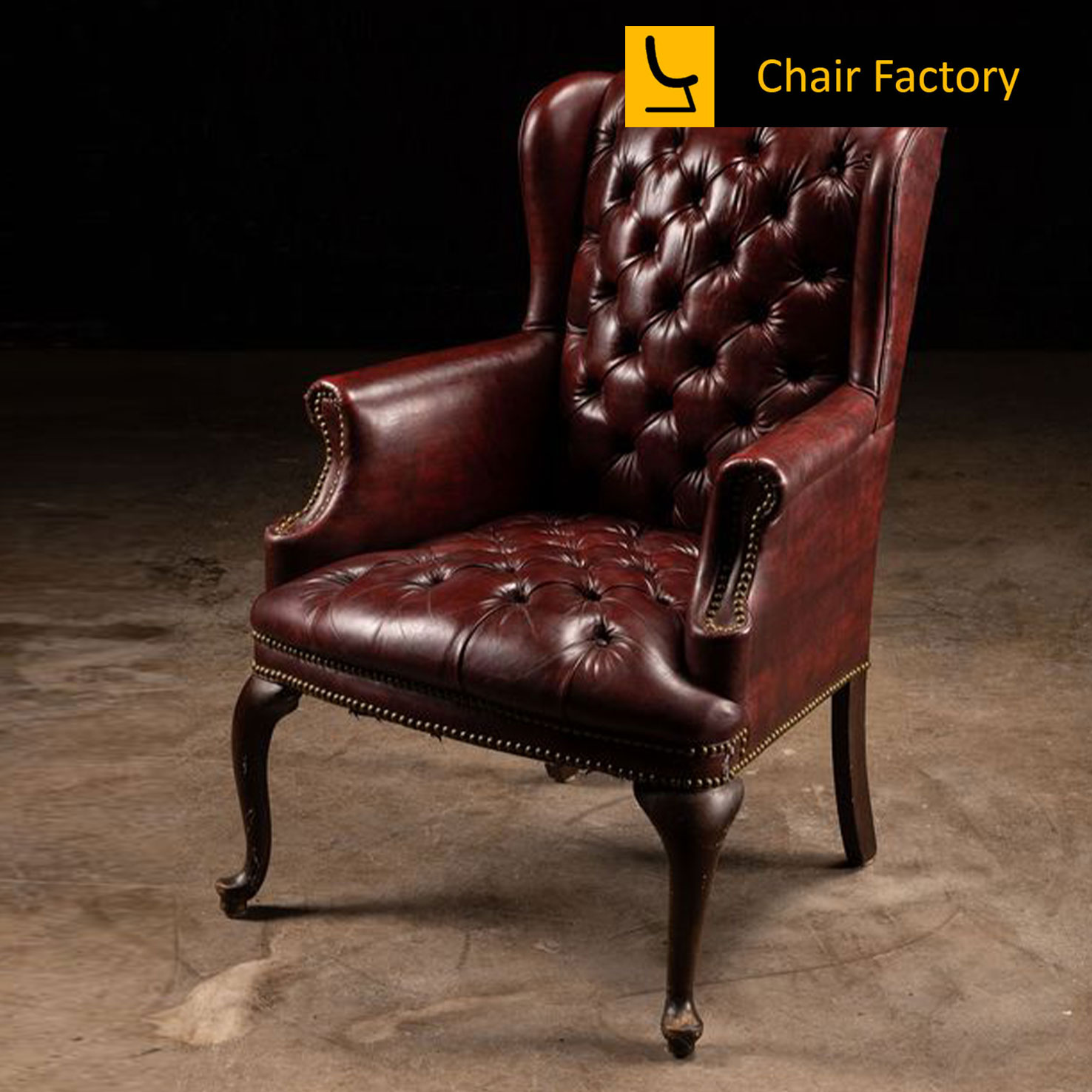 COMBERTOR GENUINE LEATHER ARM CHAIR