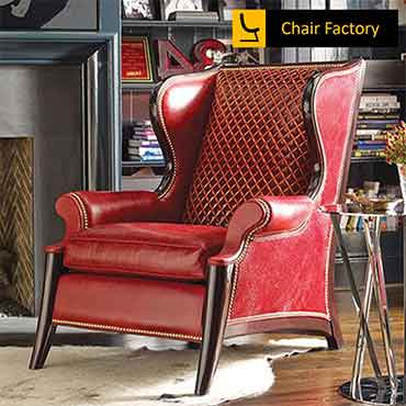 ISADORA GENUINE LEATHER ARM CHAIR