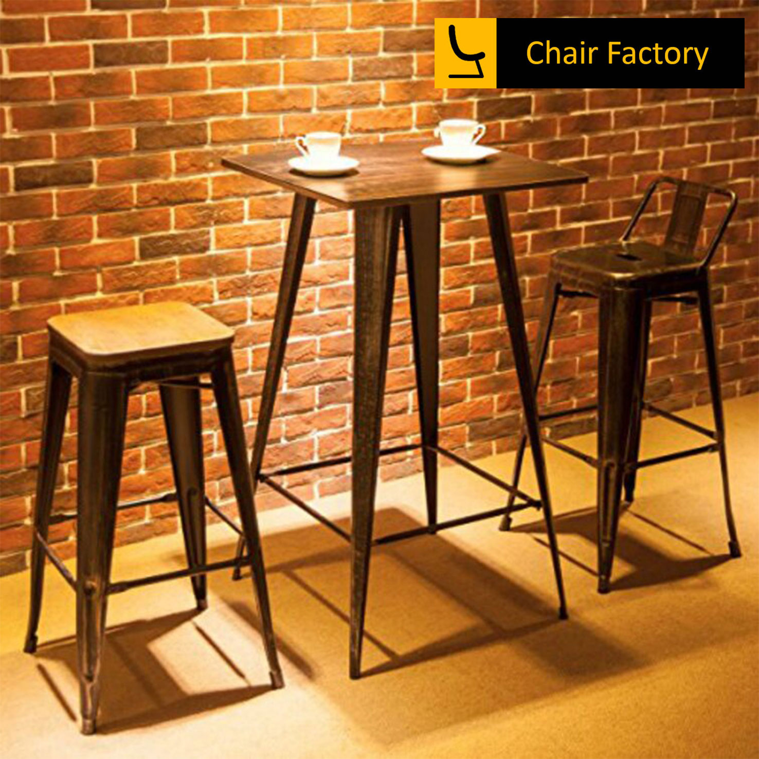 Tolix Square Bar Table