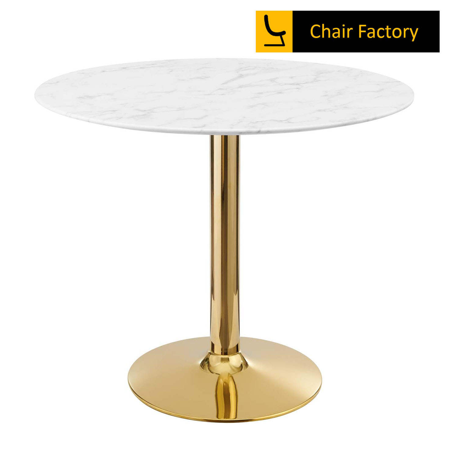 Venus Gold Circular Cafe Table