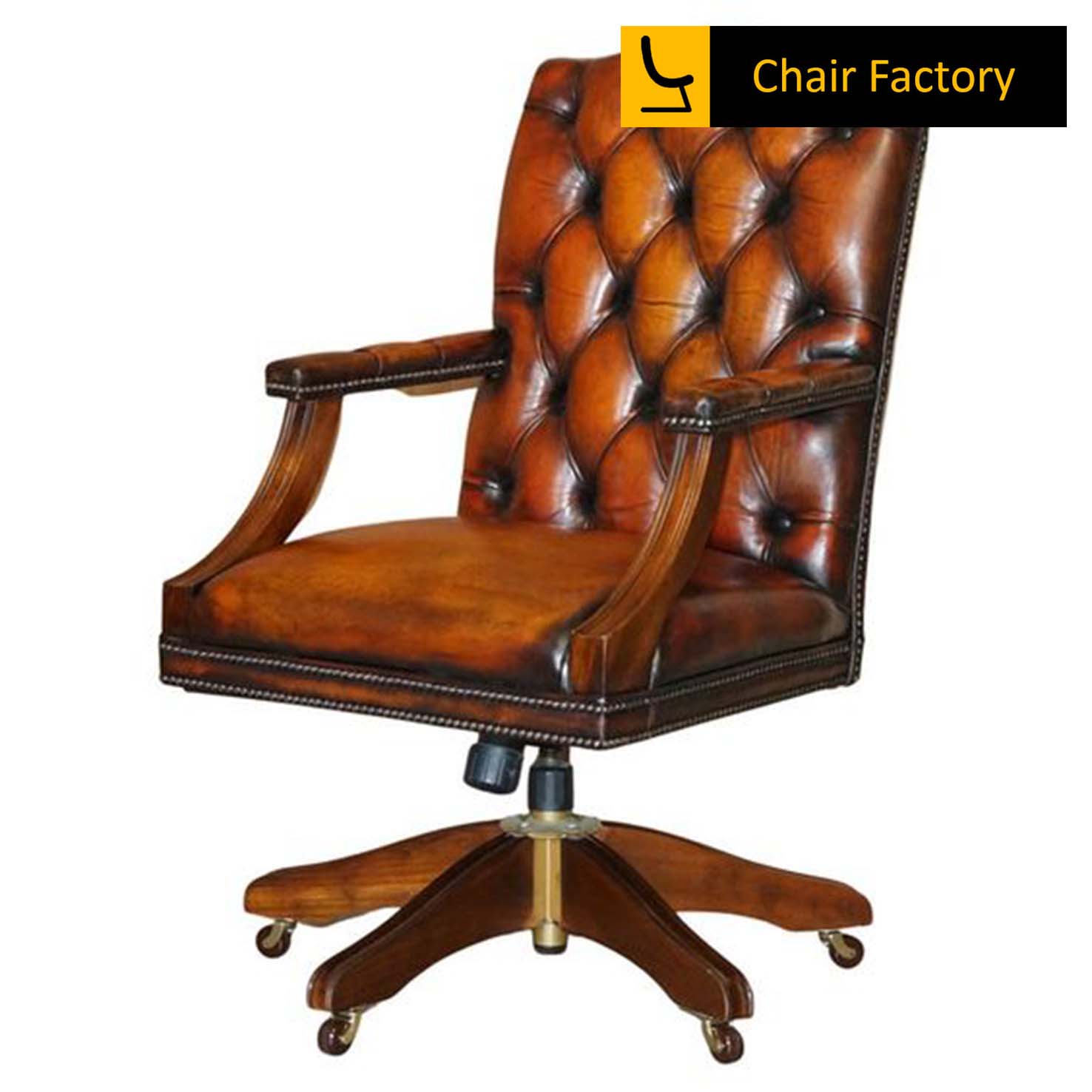 Hachiman Italian Leather Visitor Chair