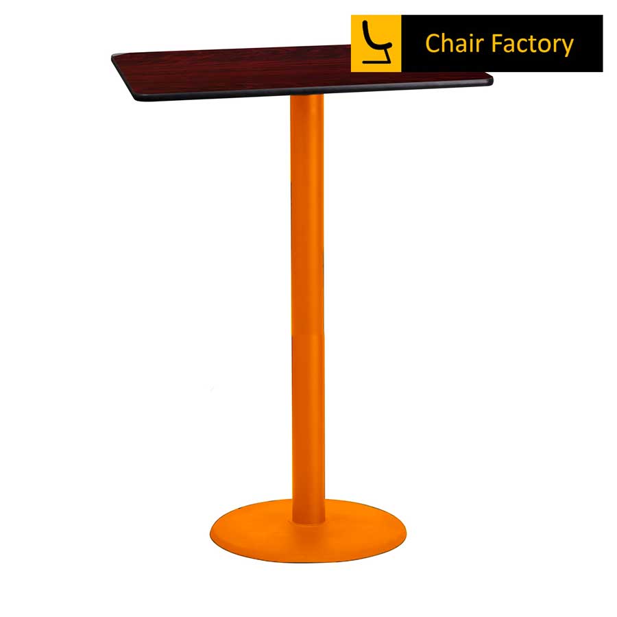 Tobi Orange Rectangular Bar Table 