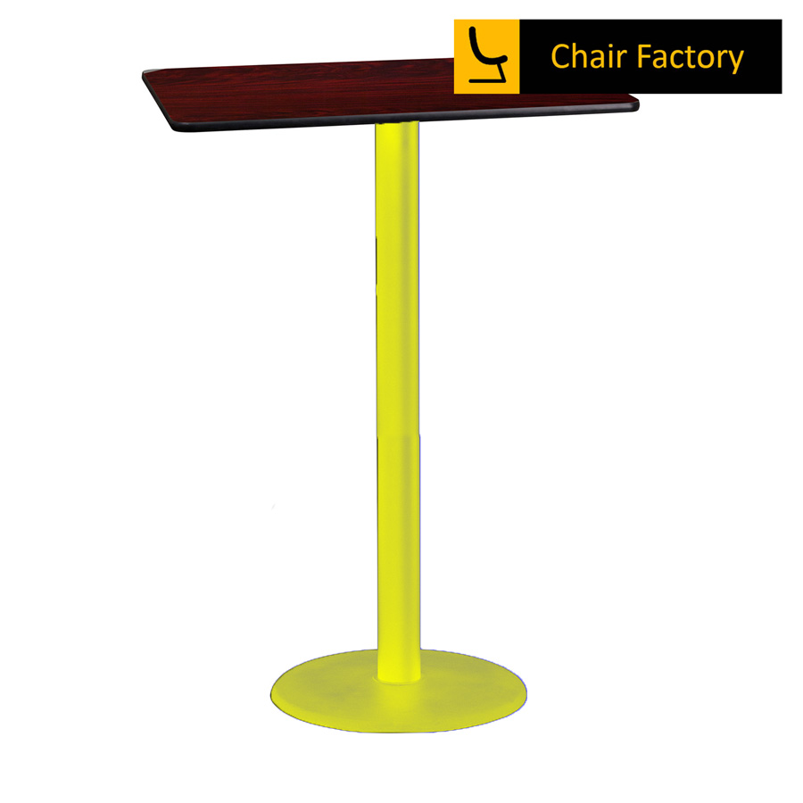 Tobi Yellow Rectangular Bar Table and Cafeterias | Chair Factory
