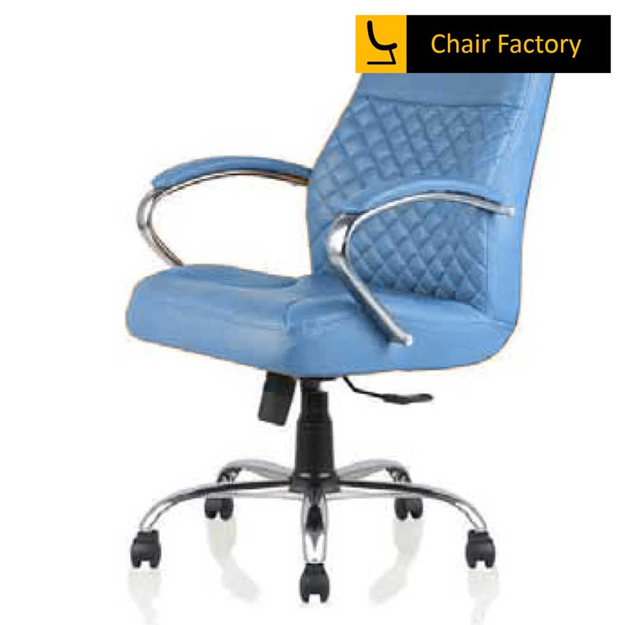 Griffon Blue Mid Back Office Chair 