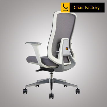 Pelican White Mid Back Ergonomic Office Chair