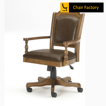 Plutus Italian Leather Visitor Chair