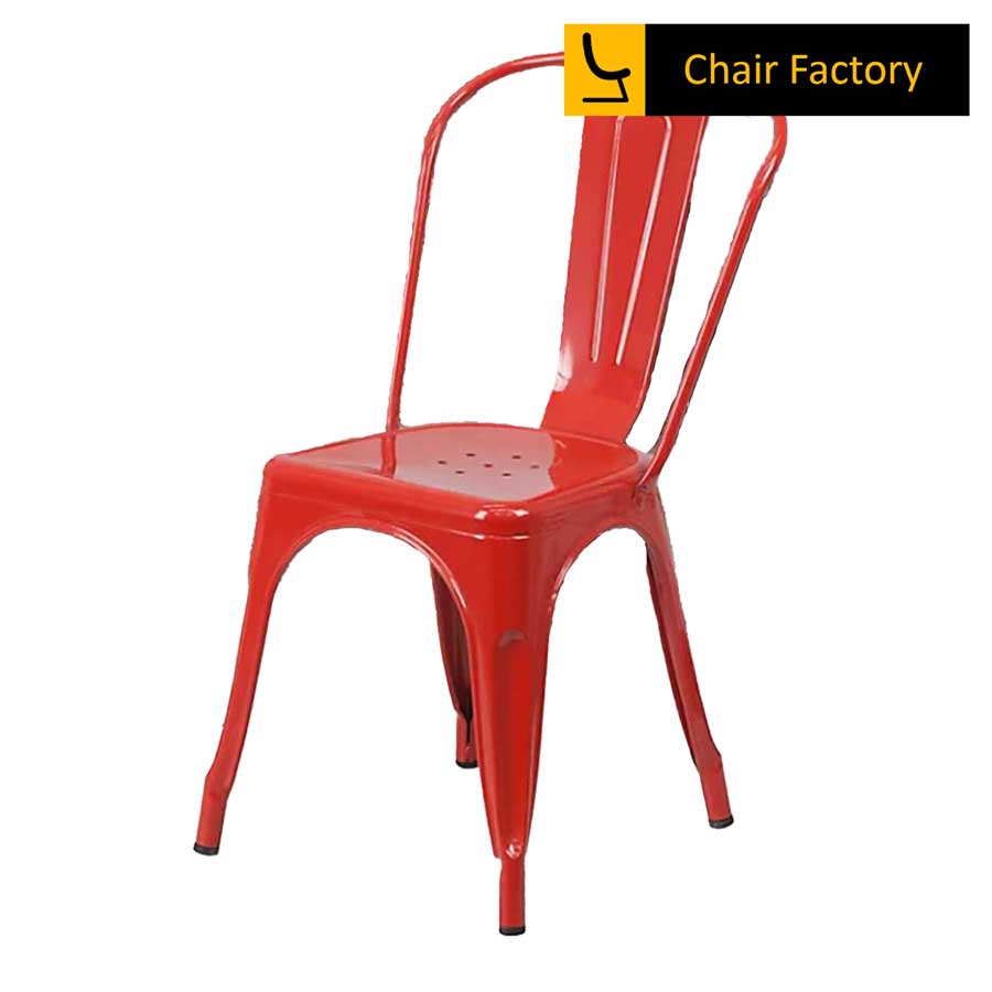 Tolix Red Cafe Chair Replica