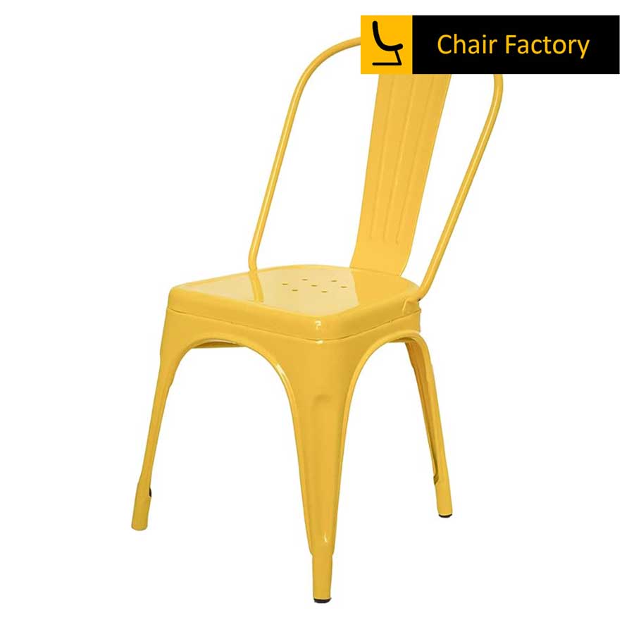 Tolix Yellow Cafe Chair Replica