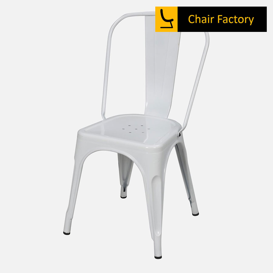 Tolix White Cafe Chair Replica