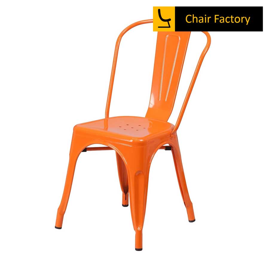 Tolix Orange Cafe Chair Replica