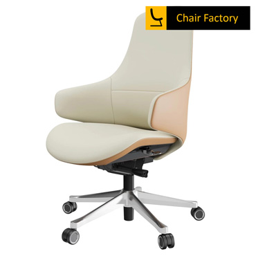 Foreigner Mid Back 100% Genuine Leather Chair