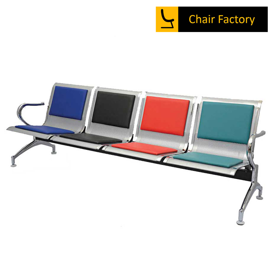 Durant 4 Seater Waiting Area Bench with Cushion  