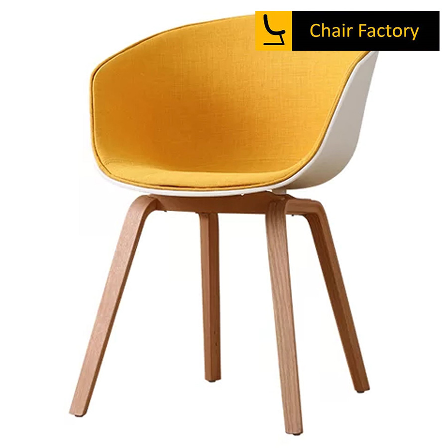 CORINA WITH YELLOW CUSHION CAFE CHAIR