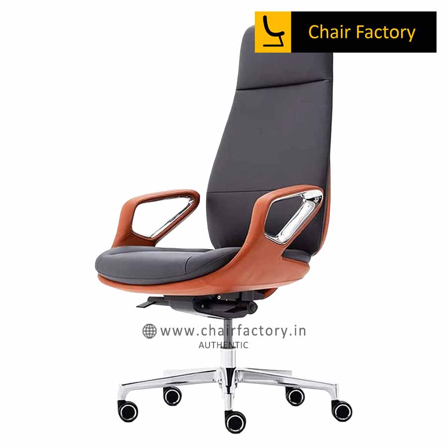 MASSIMO High Back 100% Genuine Leather Chair