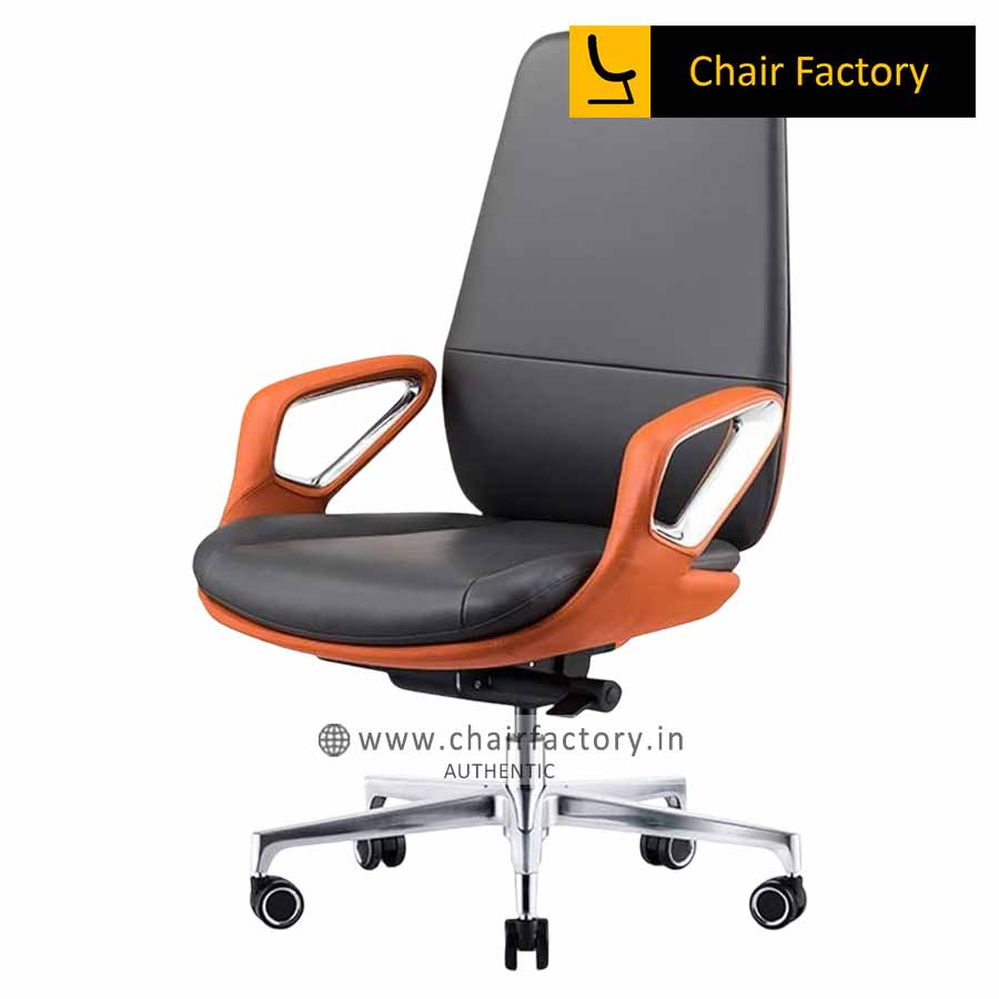 MASSIMO Mid Back 100% Genuine Leather Chair