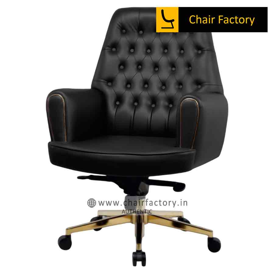 Citadel Vintage Mid Back 100% Genuine Leather Chair