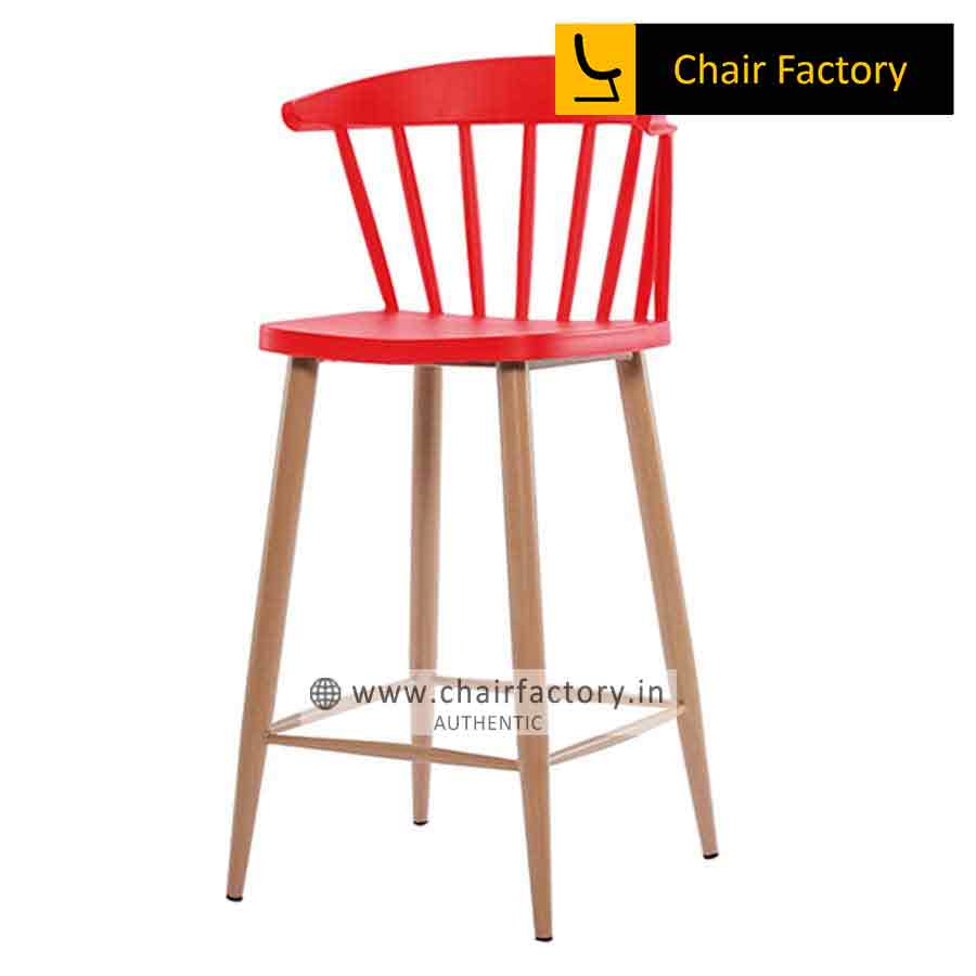Questa Red Bar stool