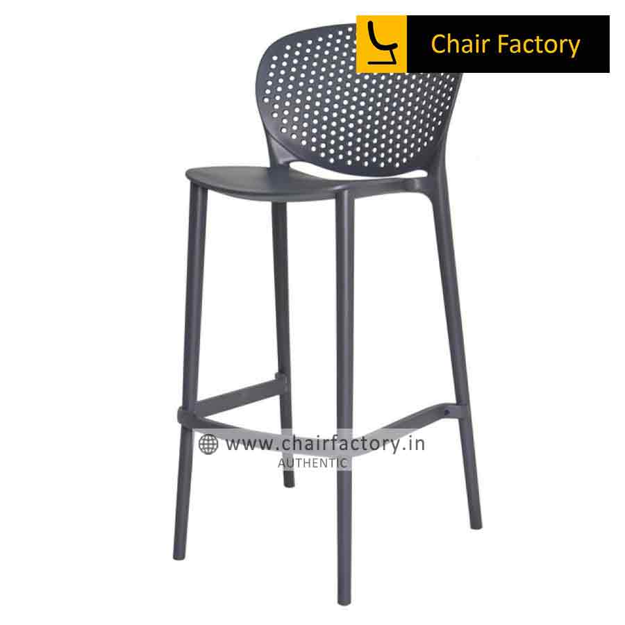 Tabbie Black Bar Stool