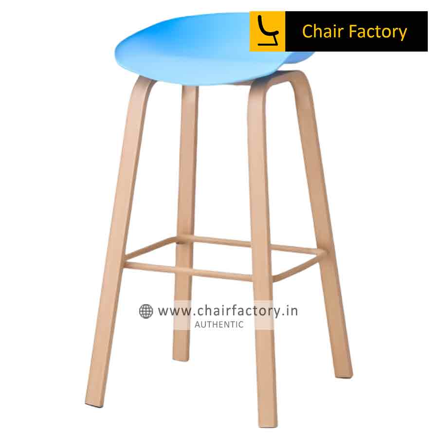Alma blue Bar Stool