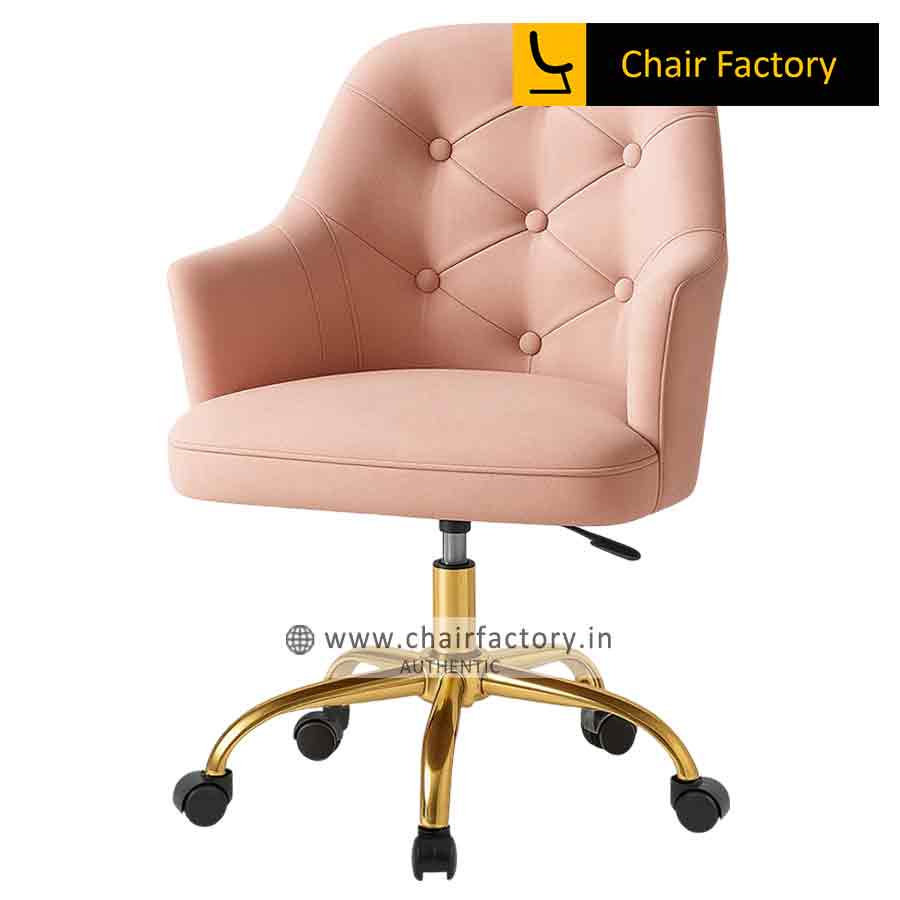 Zinnia Pink Designer Chair