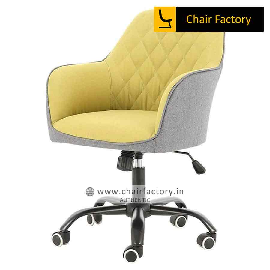 Laz Green And Grey Designer Chair