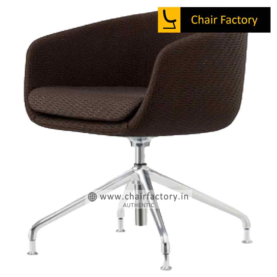 Rasmus brown revolving lounge chair 