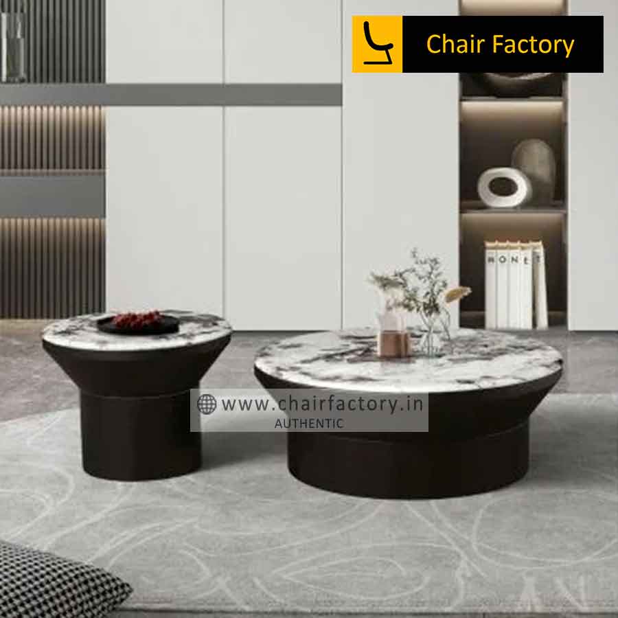 TWO DRUMS CENTER TABLE 