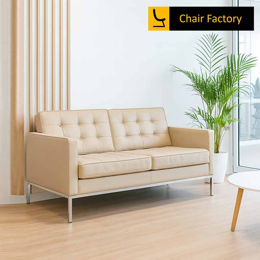 Giant 2 Seater Leather Office Sofa