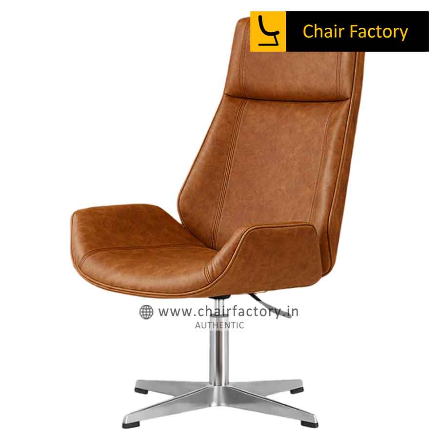 Hilander High Back Vintage Leather lounge chair