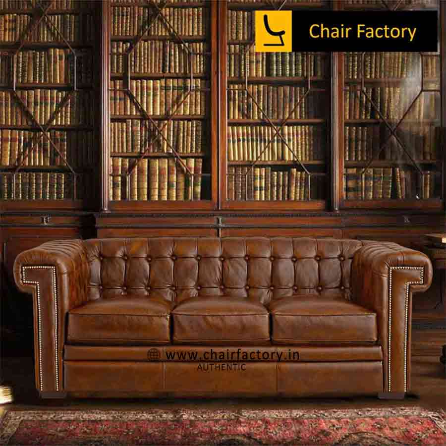 Beaumont Genuine Leather Sofa
